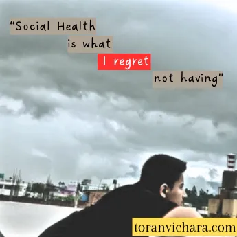 Poster of My memories Titled:- Social Health is what I regret not having